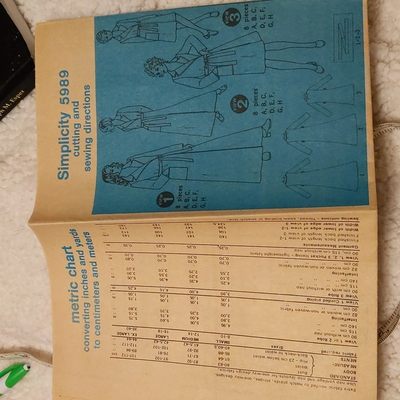 1973 Simplicity Robe pattern. - Picture 3 of 6